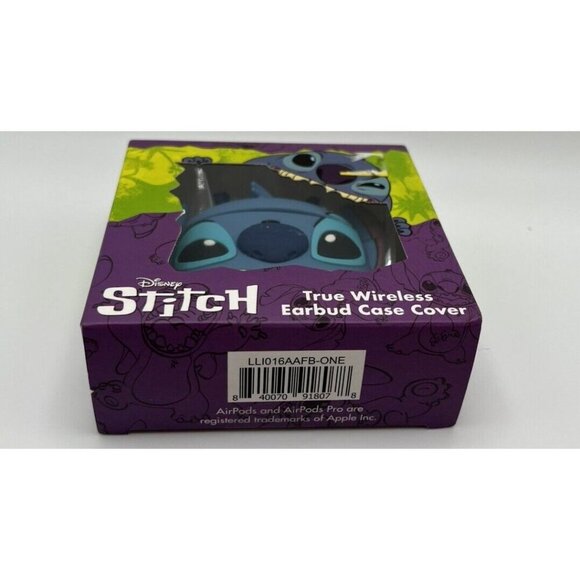 NEW LILO & STITCH AUTHENTIC DISNEY CUTE TRUE WIRELESS EARBUD AIRPODS CASE COVER - Picture 2 of 7